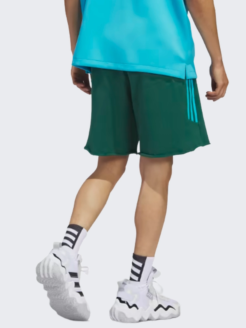 Adidas Trae Winterized Men Basketball Short Dark Green