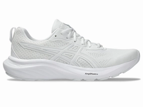 ASICS MEN'S GEL CONTEND 9 WHITE/GREY RUNNING SHOE