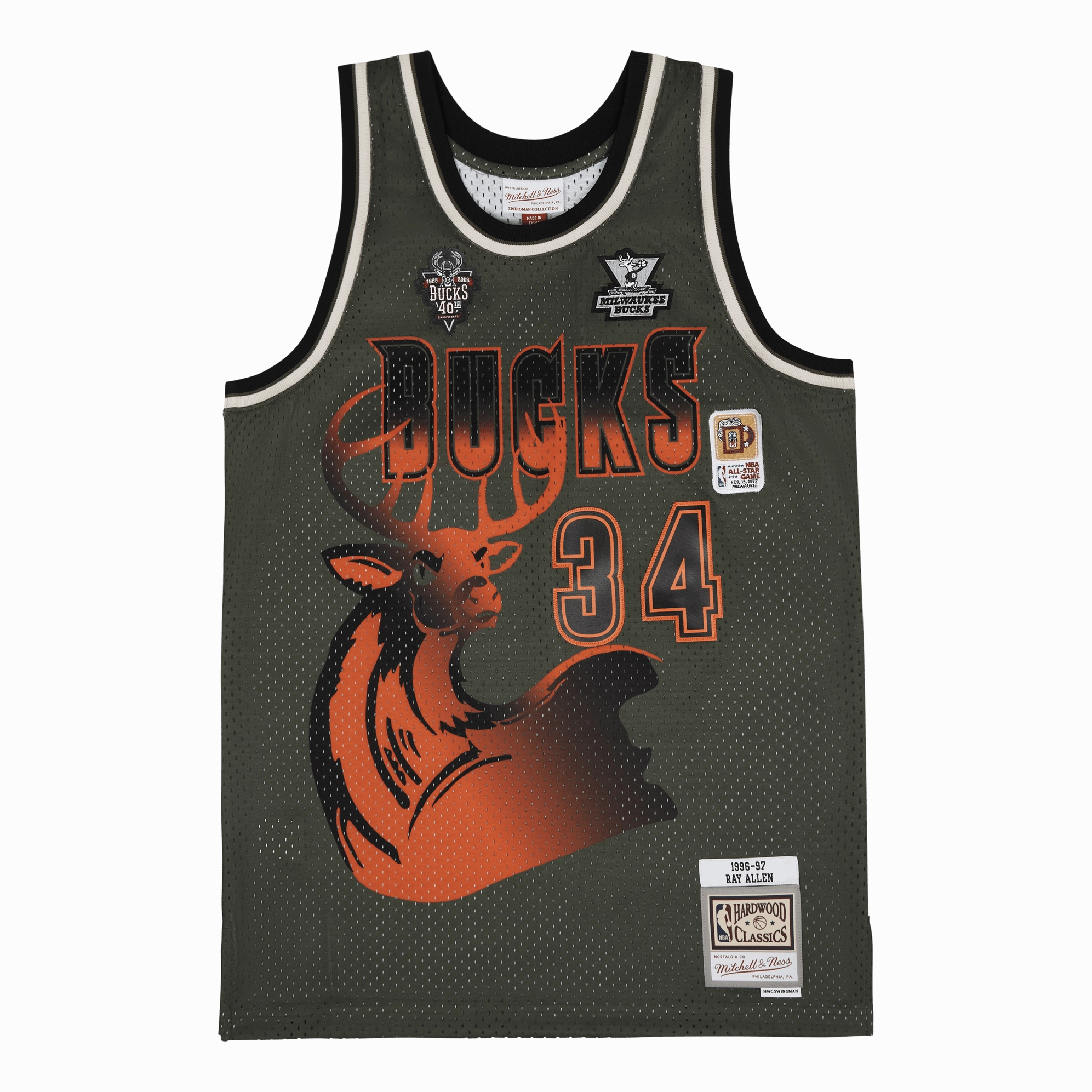 Bucks Flight Swingman Jersey - Ray A Dark