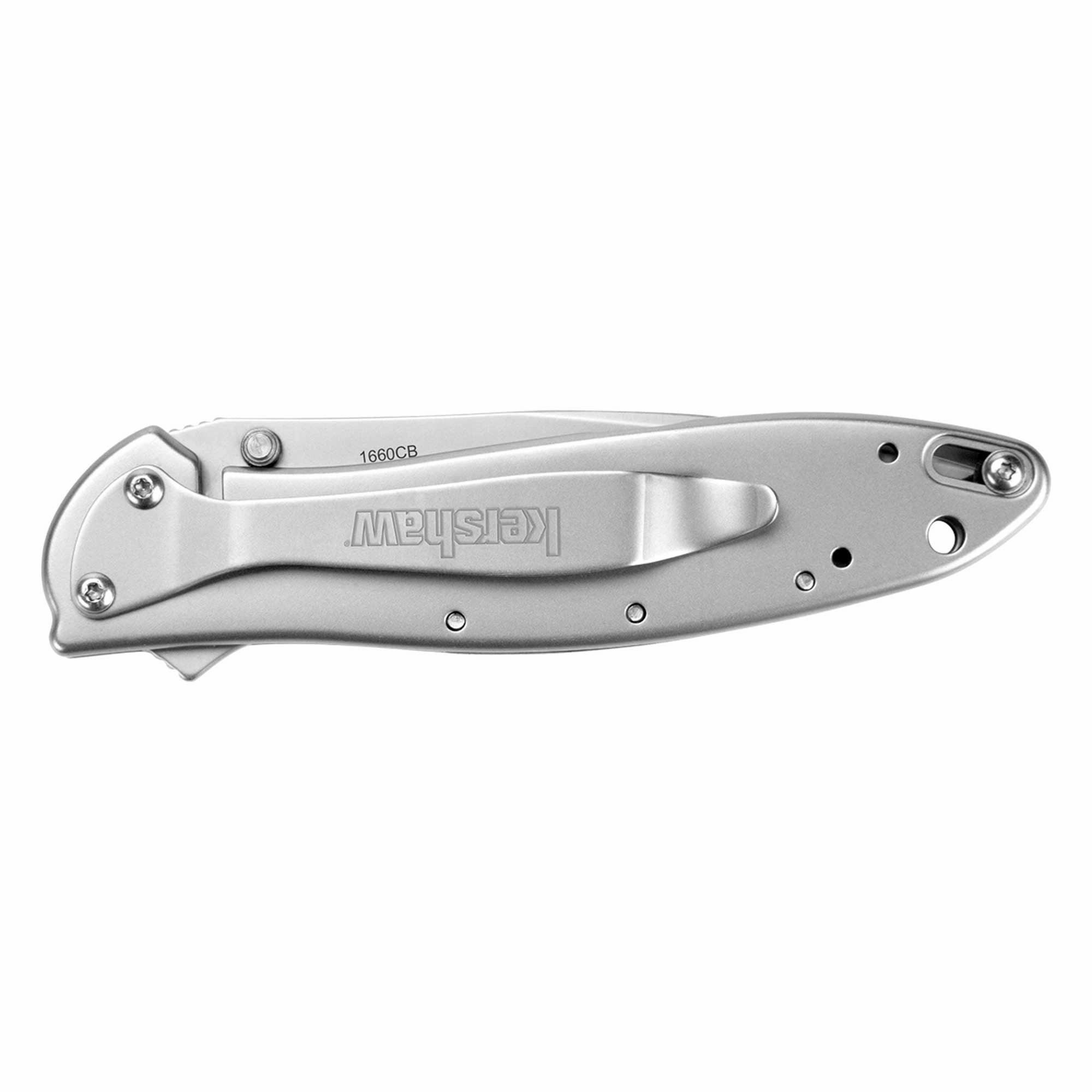 Kershaw Pocket Knife - Leek Drop Point Composite Blade with Frame Lock | KW1660CB
