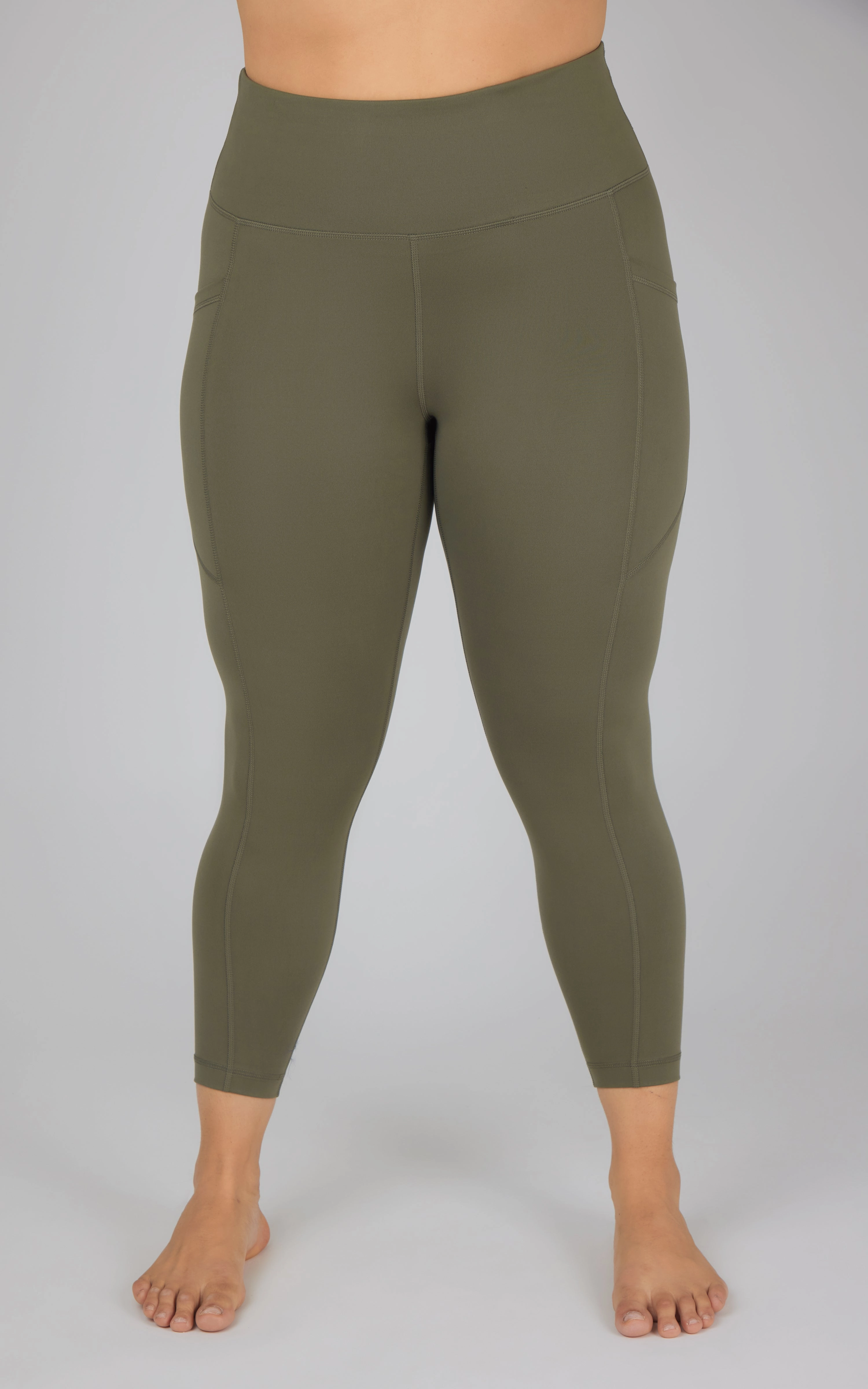 Plus Stretch Pocket Ankle Legging