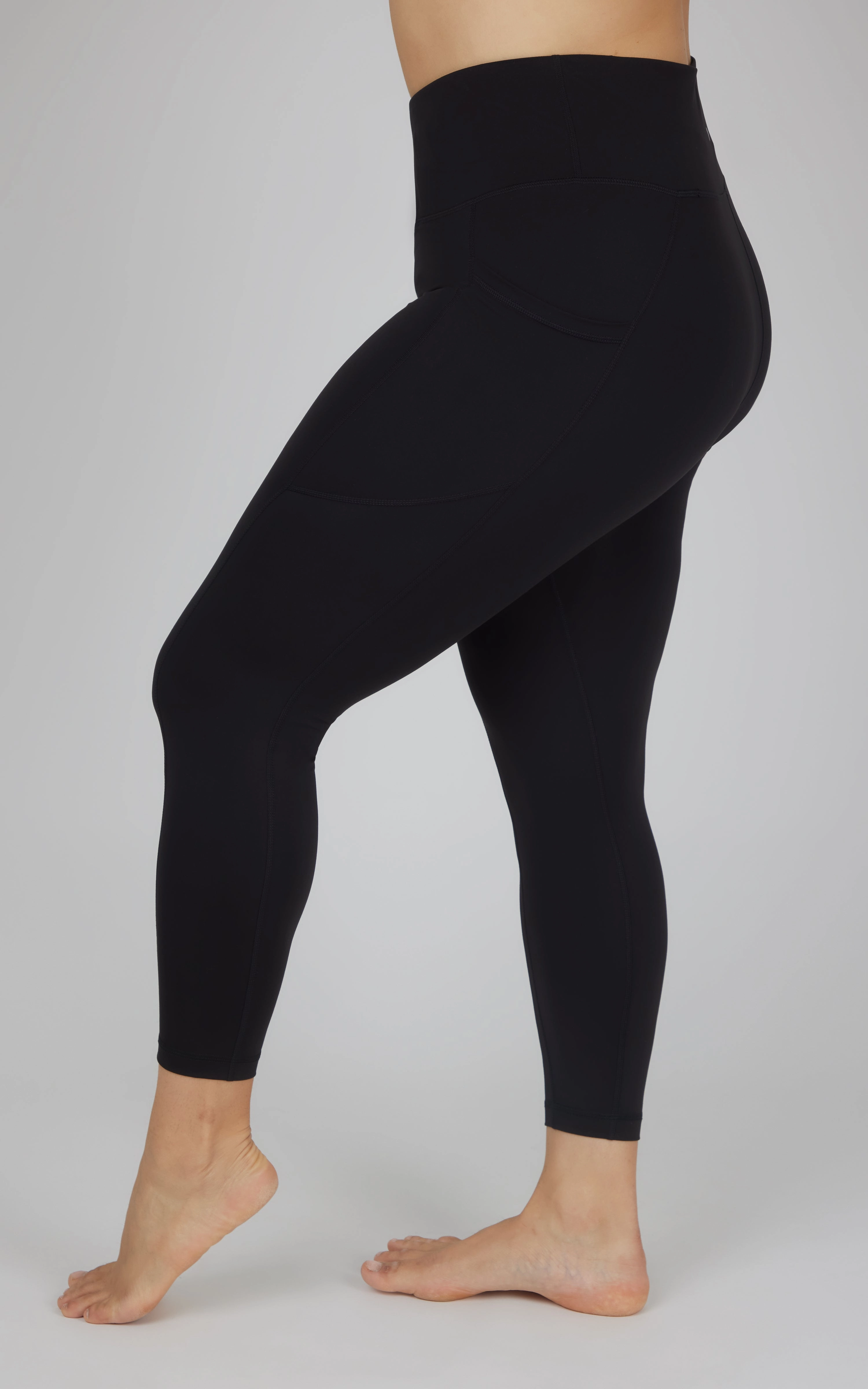 Plus Stretch Pocket Ankle Legging