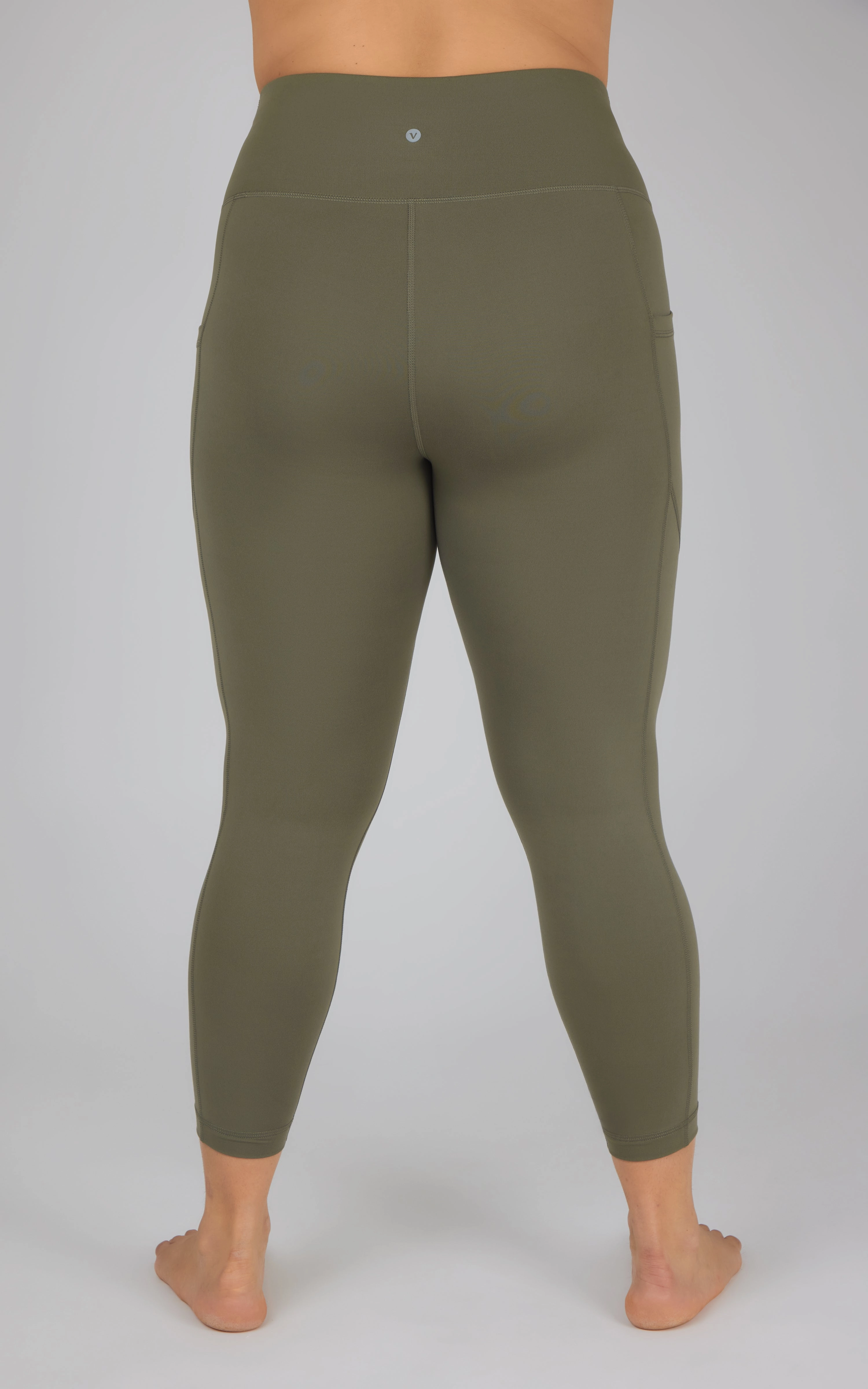 Plus Stretch Pocket Ankle Legging