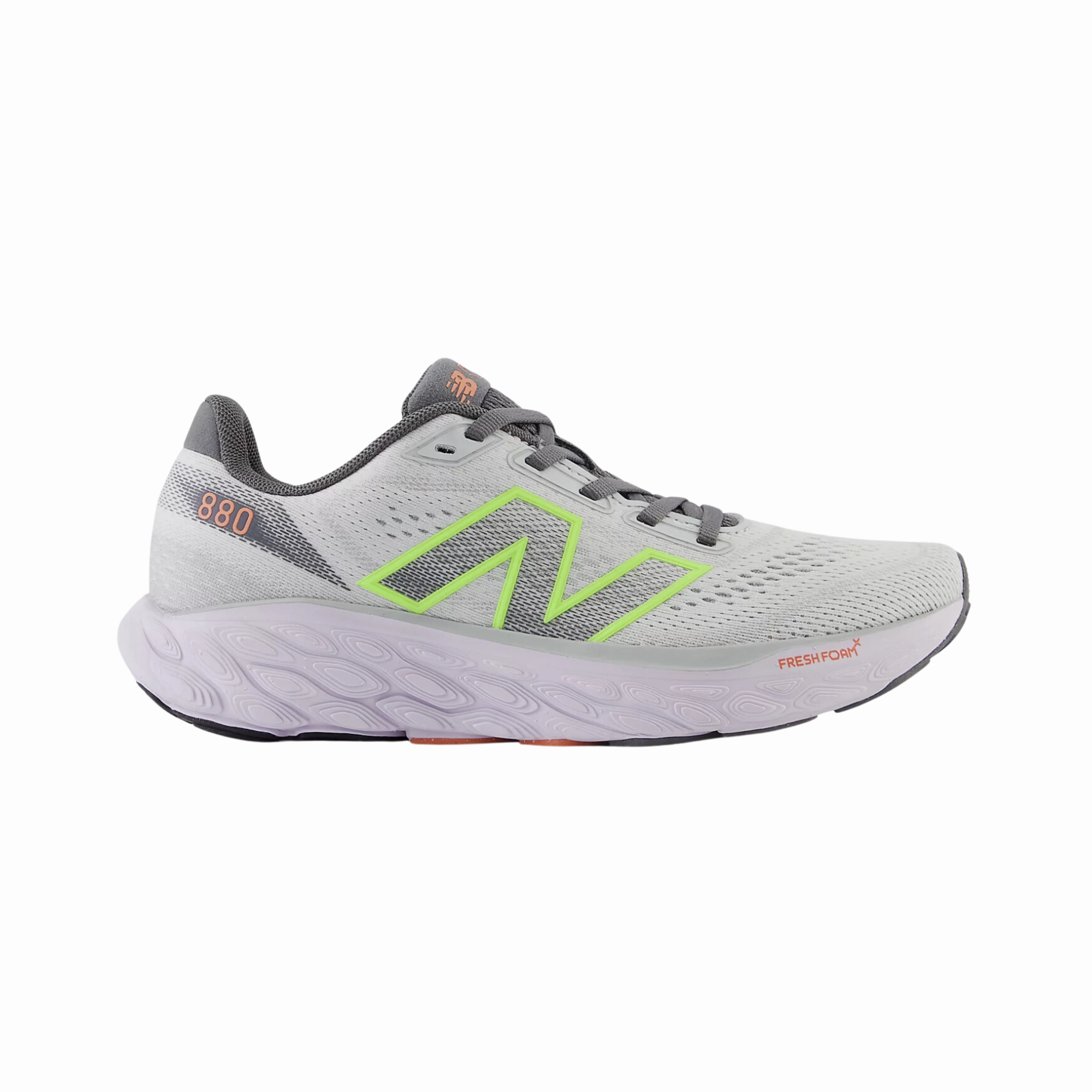 Women's Fresh Foam x 880v14 - Grey Matter with Taro and Bleached Lime Glo (B Width)
