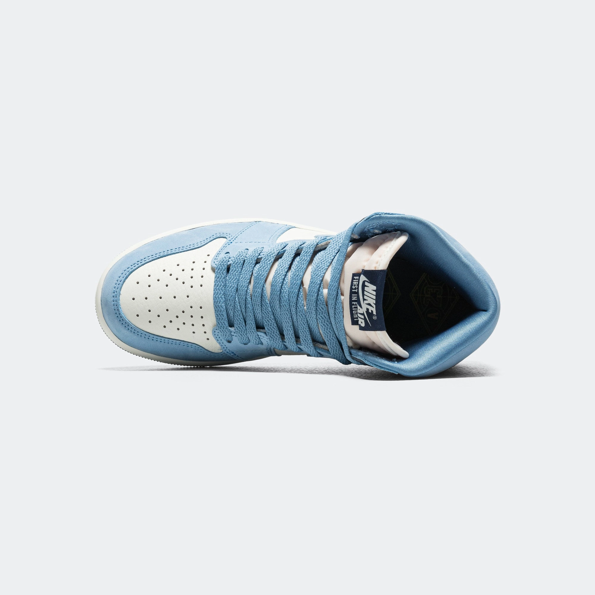 Womens Air Jordan 1 Retro High OG - University Blue/University Gold-Sail